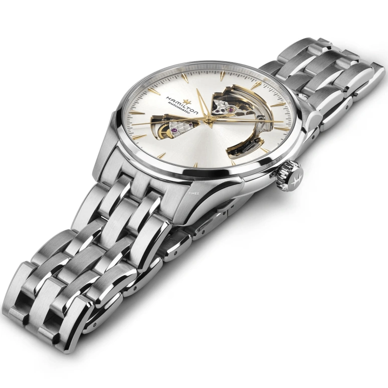Hamilton,Jazzmaster 40mm,40mm,Stainless Steel,Silver,Automatic,Sapphire,Glass,Tonneau,H32675151