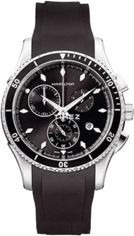 Hamilton,American Classic 44mm,44mm,Stainless Steel,Black,Sapphire,Crystal Glass,Open,H37512331