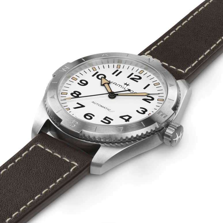 Hamilton,Khaki Field 41mm,41mm,Stainless Steel,White,Automatic,Sapphire,Crystal Glass,Round,H70315510