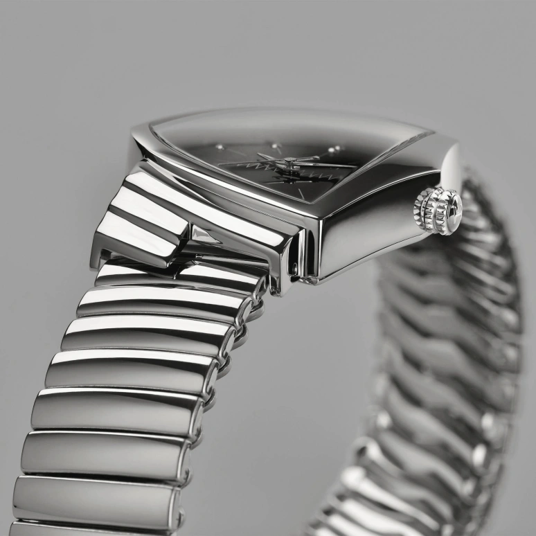 Hamilton,Ventura 50.30x32.30mm,50.30x32.30mm,Stainless Steel,Black,Quartz,26280hours,Glass,H24411232