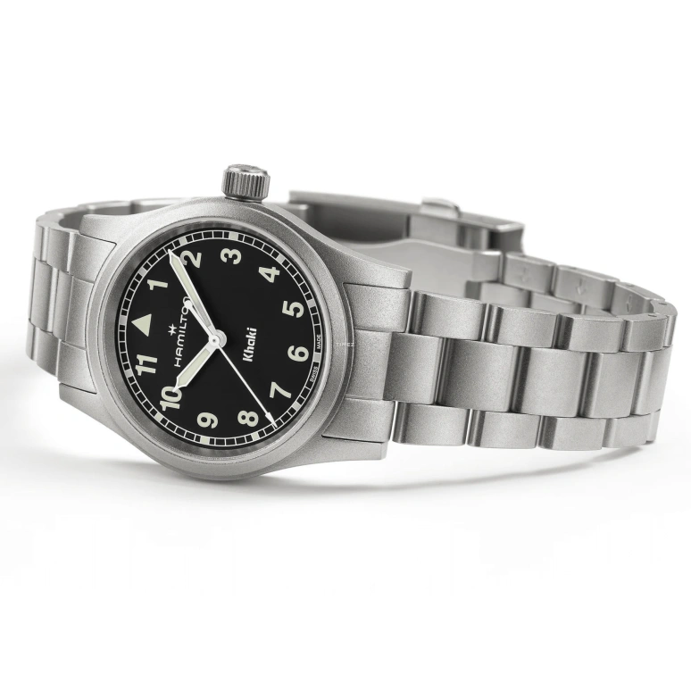 Hamilton,Khaki Field 33mm,33mm,Stainless Steel,Black,Quartz,Sapphire,Glass,Round,H69301130