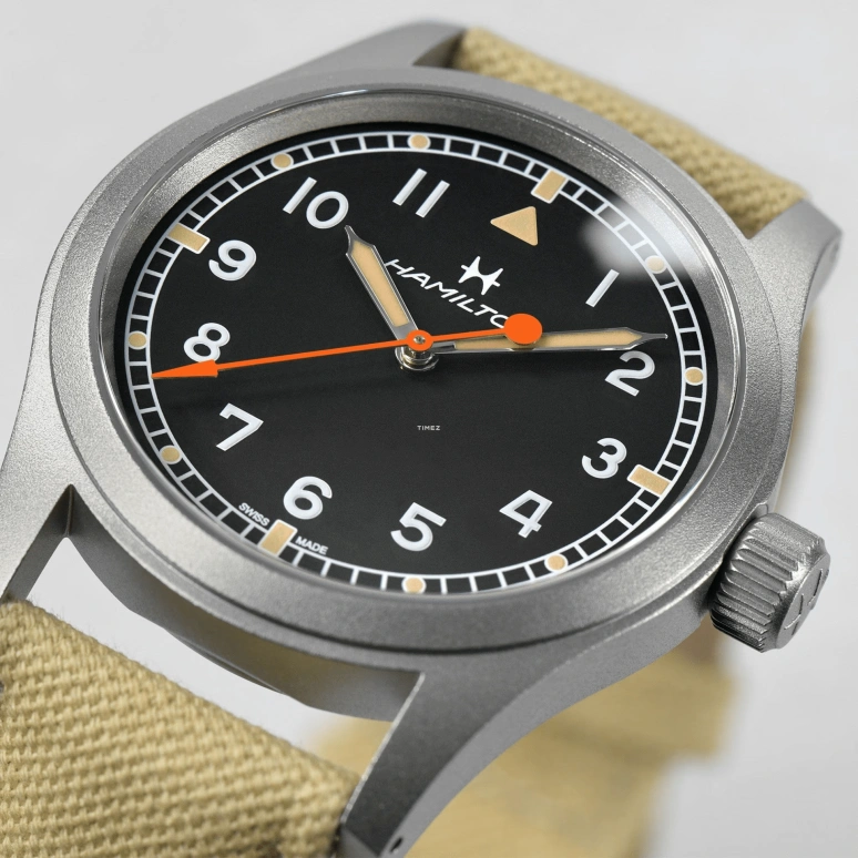 Hamilton,Khaki Action 38mm,38mm,Stainless Steel,Black,Automatic,Sapphire,Crystal Glass,Round,H89469930