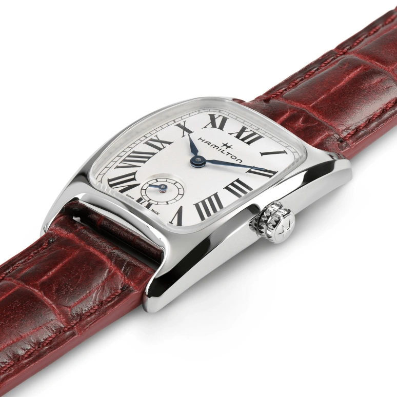 Hamilton,American Classic 27.40x23.50mm,27.40x23.50mm,Stainless Steel,White,Quartz,26280hours,Sapphire,Crystal Glass,H13321811