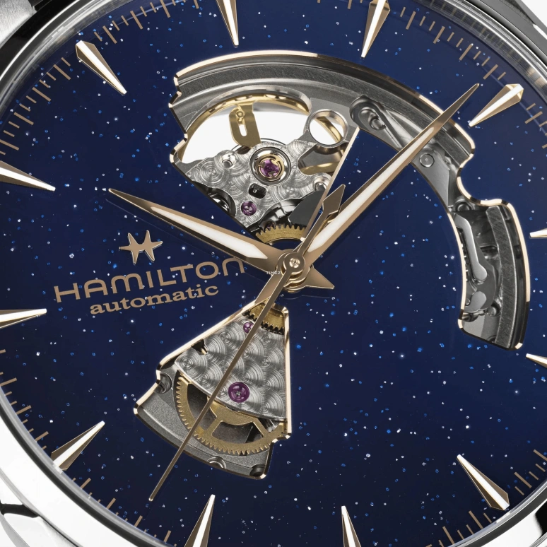 Hamilton,Jazzmaster 42mm,42mm,Stainless Steel,Blue,Automatic,80hours,In-house Caliber,H32705640