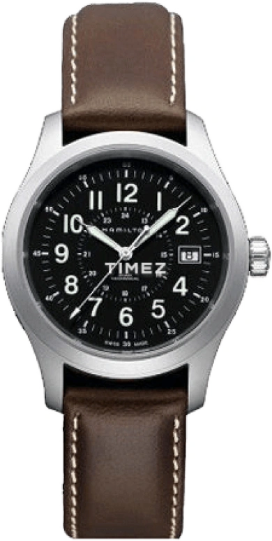 Hamilton,Khaki Field 40mm,40mm,Stainless Steel,Black,Sapphire,Crystal Glass,Closed,H69519533