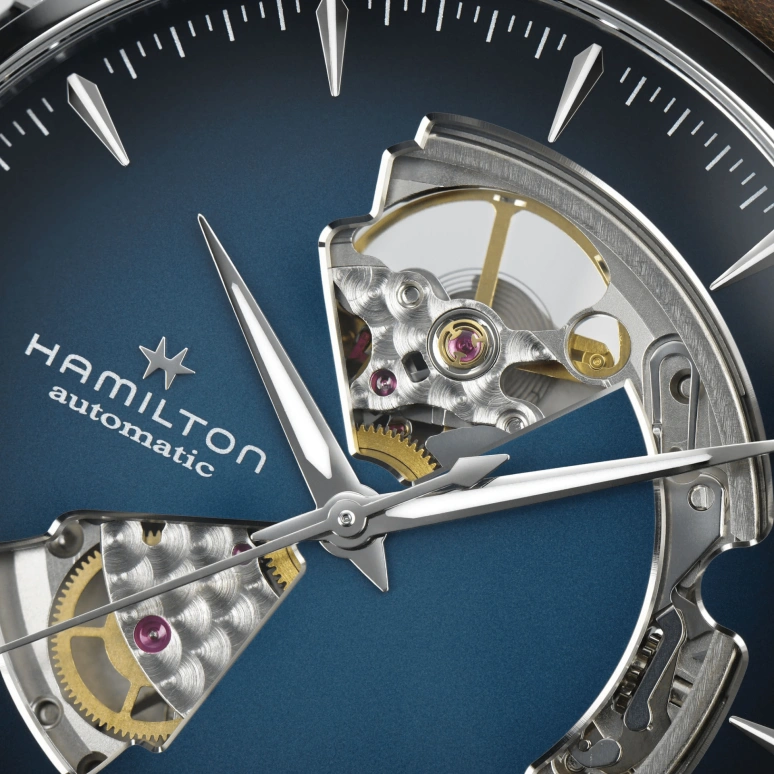 Hamilton,Jazzmaster 40mm,40mm,Stainless Steel,Blue,Automatic,80hours,In-house Caliber,H32675540