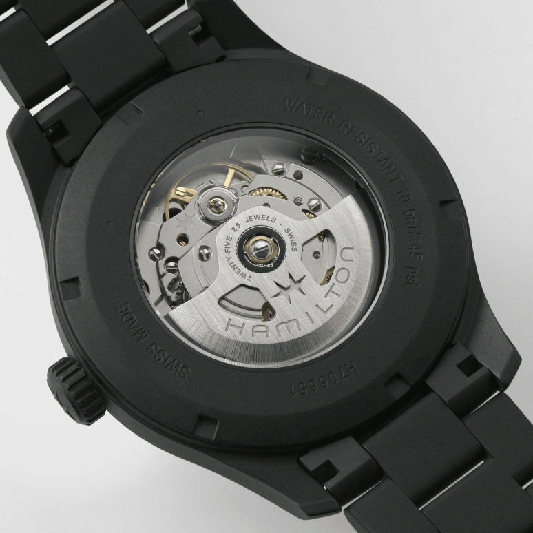 Hamilton,Khaki Field 42mm,42mm,Titanium,Black,Automatic,Sapphire,Crystal Glass,Round,H70665130