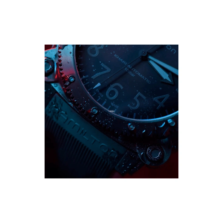 Hamilton,Khaki Navy 46mm,46mm,Titanium Gold,Titanium Gold,Black,Automatic,80hours,In-house Caliber,H78505331