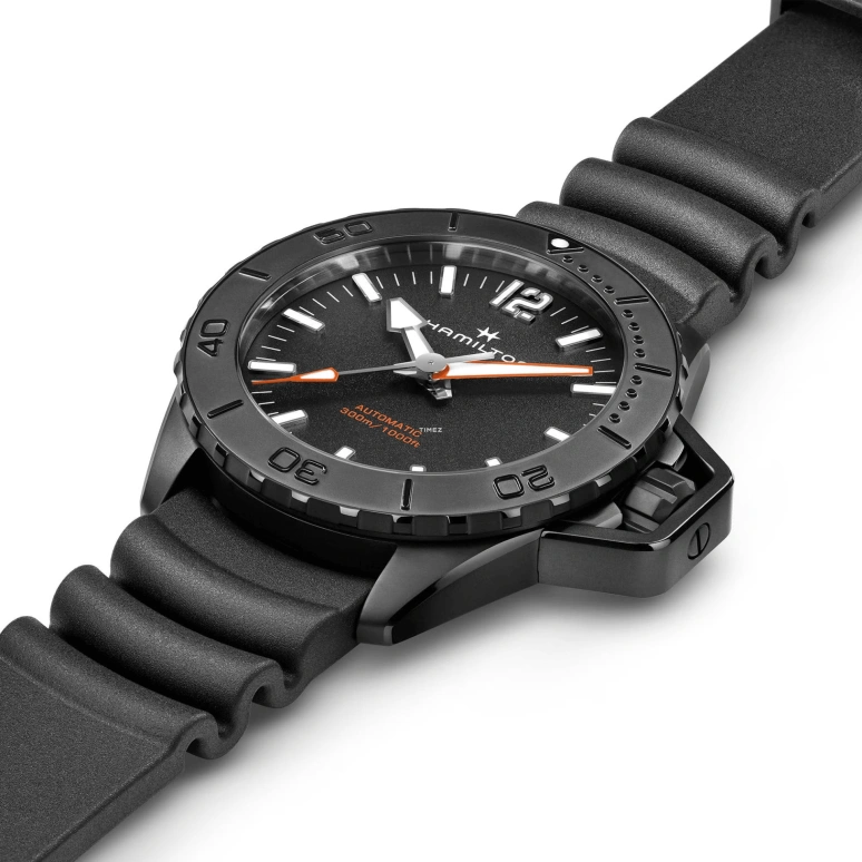 Hamilton,Khaki Navy 46mm,46mm,Stainless Steel,Black,Automatic,80hours,In-house Caliber,H77855330