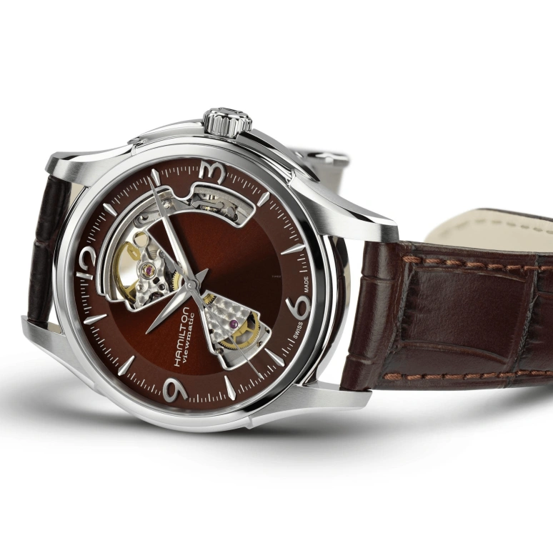 Hamilton,Jazzmaster 40mm,40mm,Stainless Steel,Brown,Automatic,Chronograph,Date,H32565595