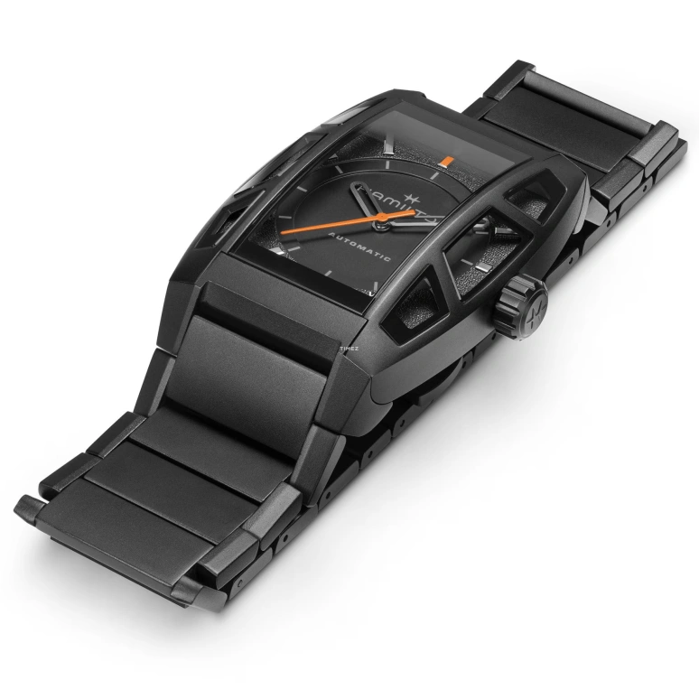 Hamilton,American Classic 36x48mm,36x48mm,Titanium,Black,Automatic,80hours,In-house Caliber,H13605130