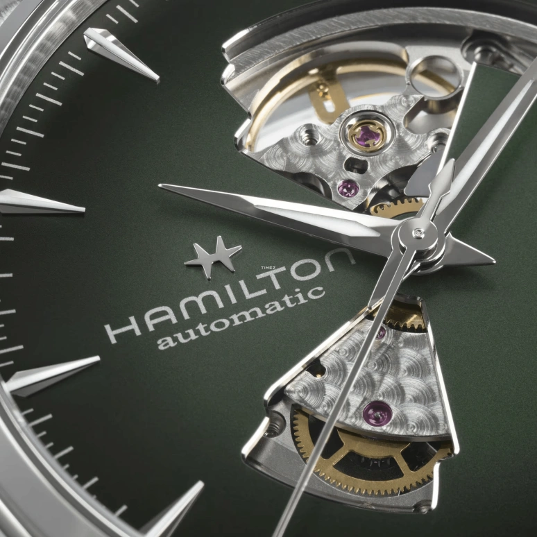 Hamilton,Jazzmaster 42mm,42mm,Stainless Steel,Green,Automatic,80hours,In-house Caliber,H32705160