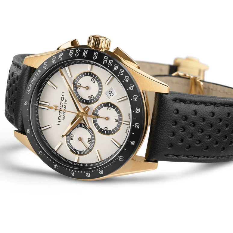 Hamilton,Jazzmaster 42mm,42mm,Stainless Steel,White,Automatic,Chronograph,Day,H36626710