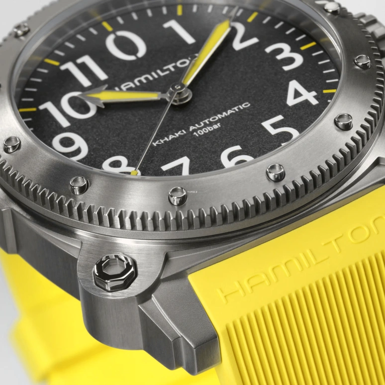 Hamilton,Khaki Navy 46mm,46mm,Titanium,Black,Automatic,80hours,In-house Caliber,H78535380