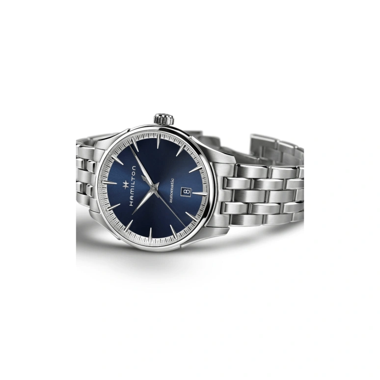 Hamilton,Jazzmaster 40mm,40mm,Stainless Steel,Blue,Automatic,80hours,In-house Caliber,H32475140