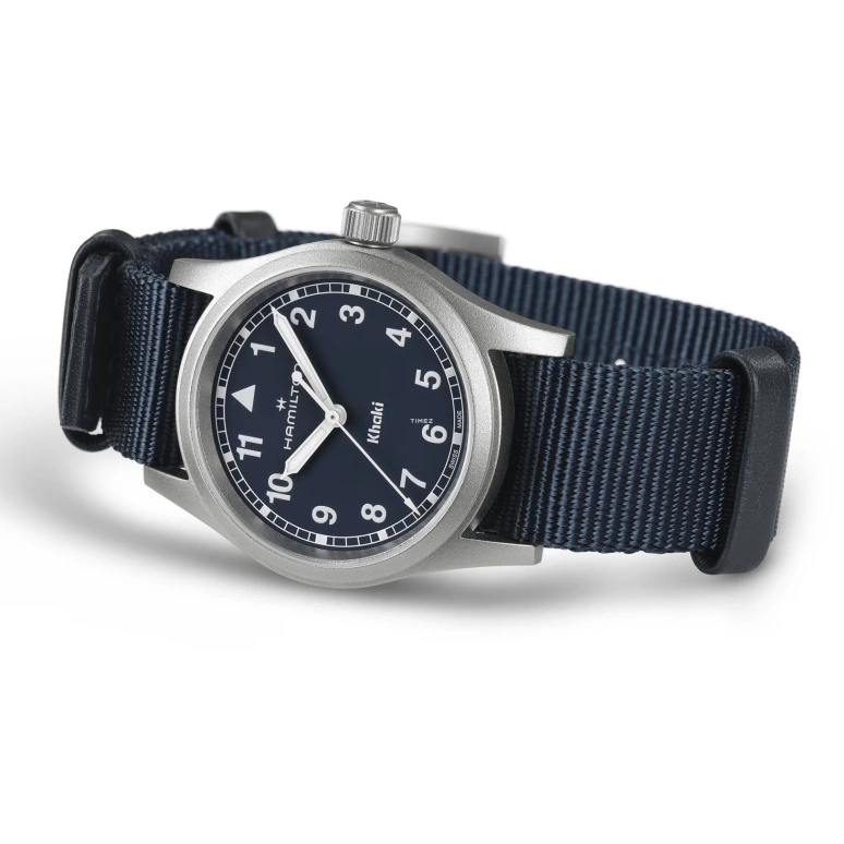 Hamilton,Khaki Field 33mm,33mm,Stainless Steel,Blue,Quartz,Sapphire,Crystal Glass,Round,H69301940