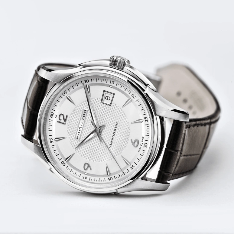 Hamilton,Jazzmaster 40mm,40mm,Stainless Steel,Silver,Automatic,Chronograph,Date,H32515555