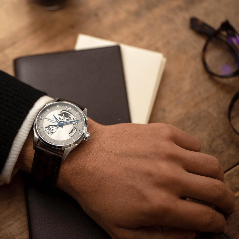 Hamilton,Jazzmaster 42mm,42mm,Stainless Steel,White,Automatic,80hours,In-house Caliber,H32705521