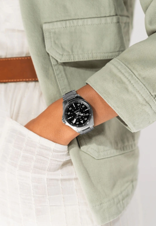 Hamilton,Khaki Aviation 39mm,39mm,Stainless Steel,Black,Automatic,80hours,In-house Caliber,H76305130