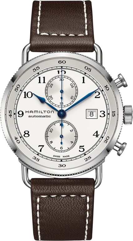 Hamilton,Khaki Navy 44mm,44mm,Stainless Steel,White,Automatic,60hours,In-house Caliber,H77706553