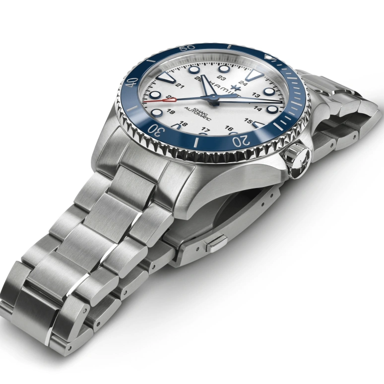 Hamilton,Khaki Navy 43mm,43mm,Stainless Steel,Silver,Automatic,80hours,In-house Caliber,H82505150