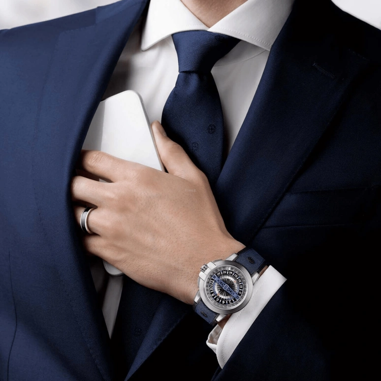 Harry Winston,The Ocean 42.2mm,42.2mm,Gold,White Gold,Automatic,In-house Caliber,Open,OCEAHR42WW001