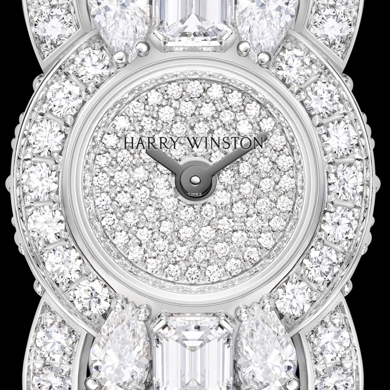 Harry Winston,High Jewelry Timepieces 19mm,19mm,Platinum,Silver,Quartz,Round,HJTQHM19PP001