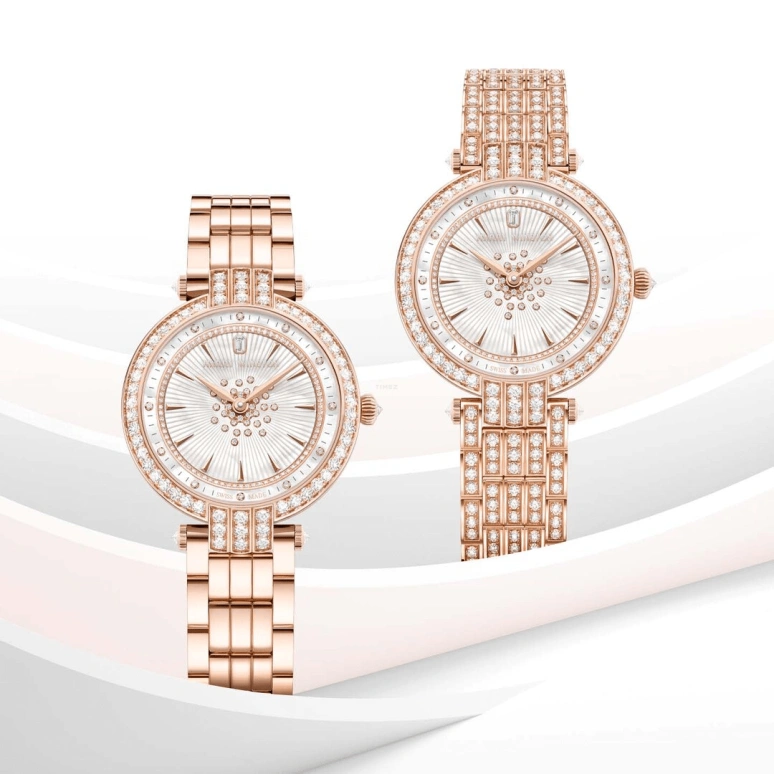 Harry Winston,The Premier 31mm,31mm,Rose Gold,Gold,White,Automatic,In-house Caliber,Mother of Pearl,PRNAHM31RR006