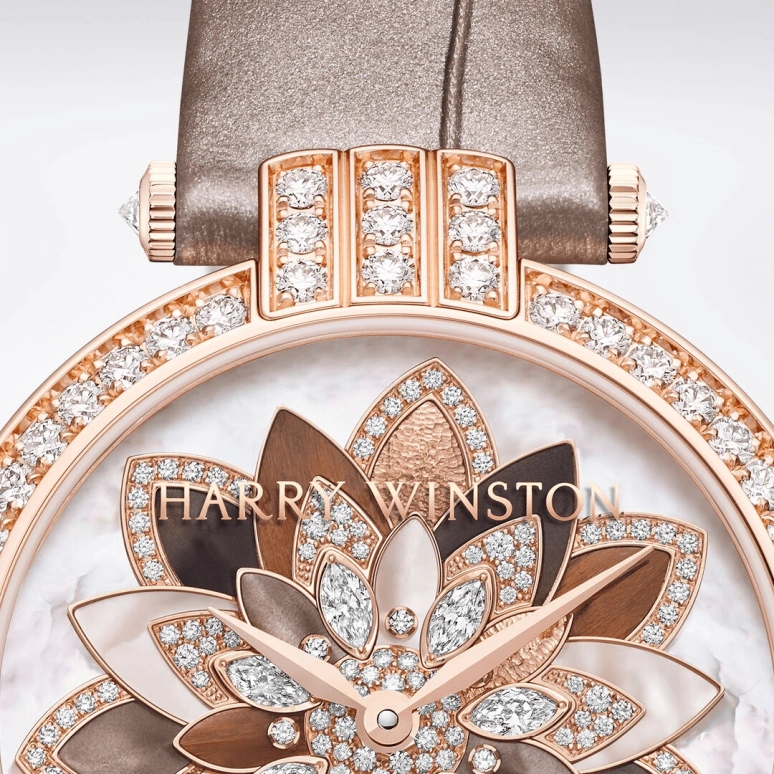 Harry Winston,The Premier 31mm,31mm,Rose Gold,Gold,White,Automatic,In-house Caliber,Mother of Pearl,PRNAHM31RR001