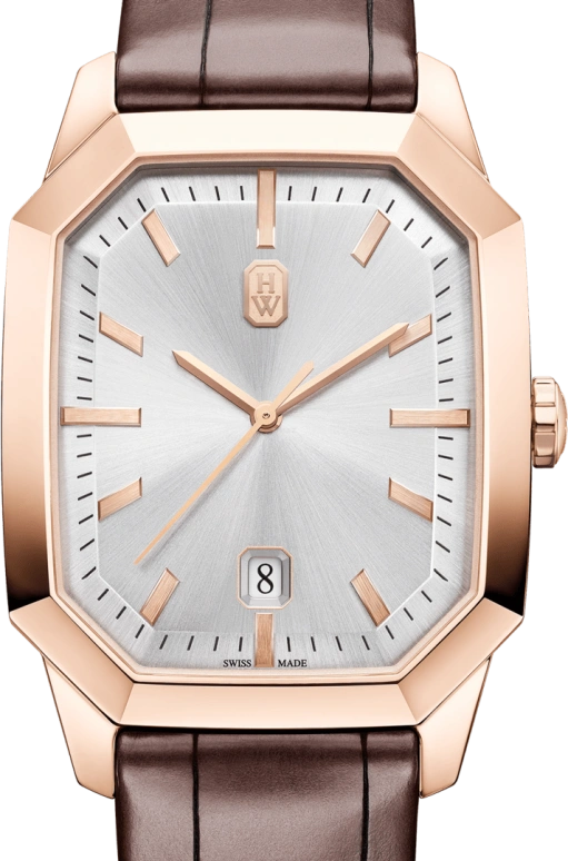 Harry Winston,Emerald 33.3x39.3mm,33.3x39.3mm,Rose Gold,Gold,Automatic,In-house Caliber,Opal,EMEAHD33RR001