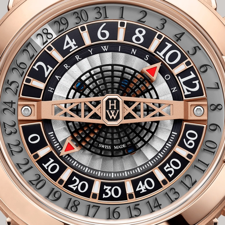Harry Winston,The Ocean 42.2mm,42.2mm,Rose Gold,Gold,Automatic,In-house Caliber,Open,OCEAHR42RR001