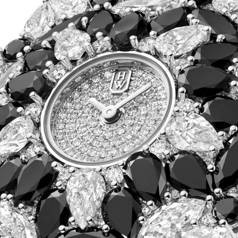 Harry Winston,High Jewelry Timepieces 36mm,36mm,Platinum,Quartz,In-house Caliber,Closed,HJTQHM36PP005