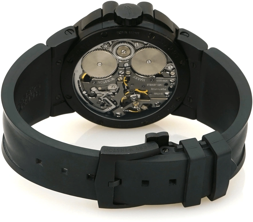 Harry Winston,The Ocean 44mm,44mm,Zalium,Black,Handwound,Day,Power Reserve Indicator,Minute Repeater,Alarm,72hours,In-house Caliber,OCEMAL44ZZ004
