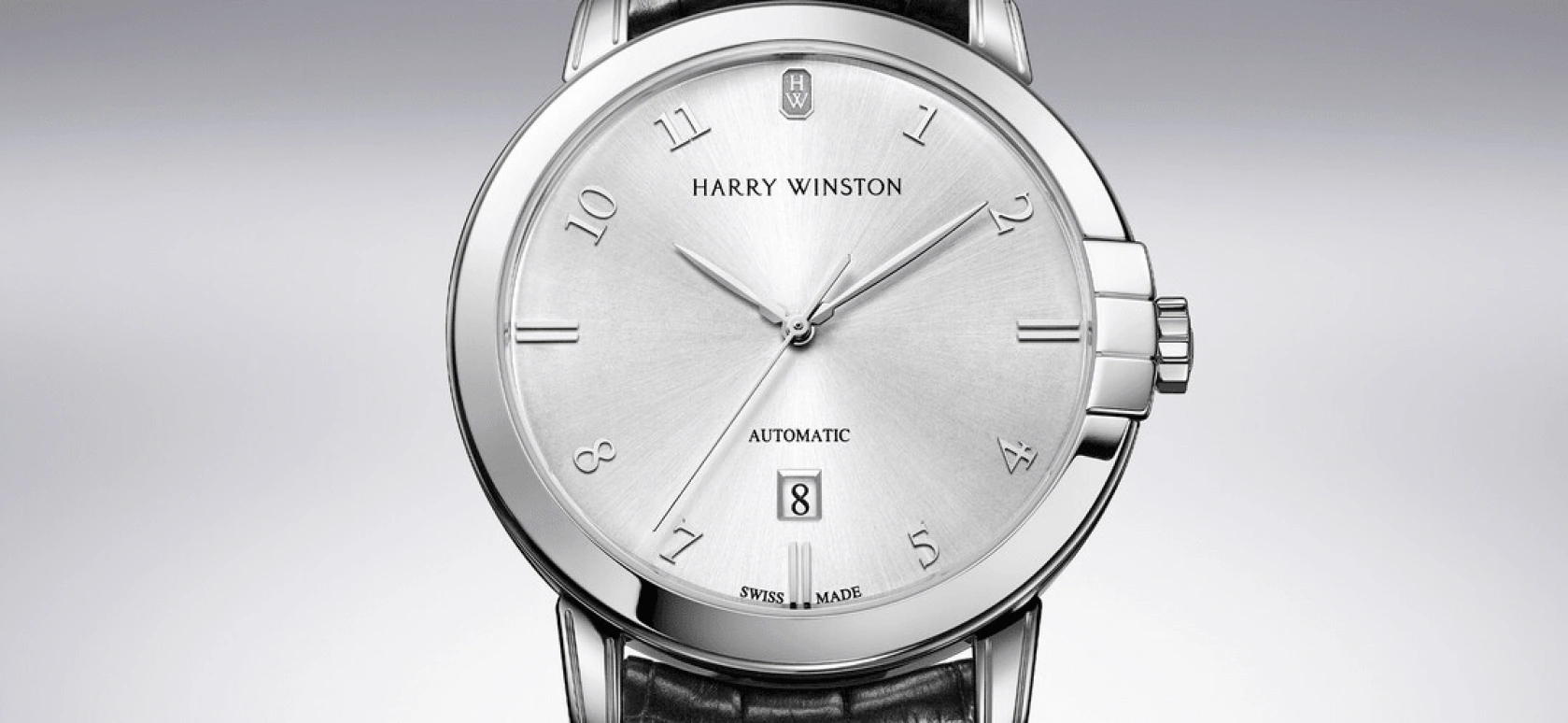 Harry Winston,Midnight 42.5mm,42.5mm,Gold,White Gold,Automatic,In-house Caliber,Open,MIDAHD42WW004