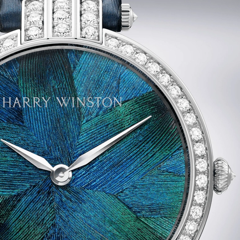 Harry Winston,The Premier 36mm,36mm,Gold,White Gold,Quartz,In-house Caliber,Closed,PRNQHM36WW006