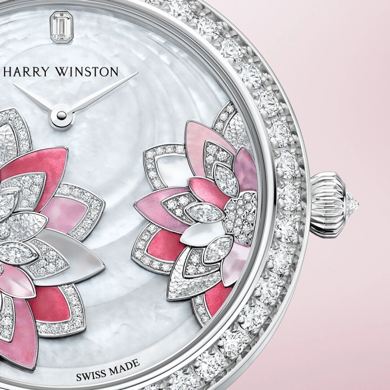 Harry Winston,The Premier 36mm,36mm,Gold,White Gold,White,Automatic,In-house Caliber,Mother of Pearl,PRNAHM36WW027