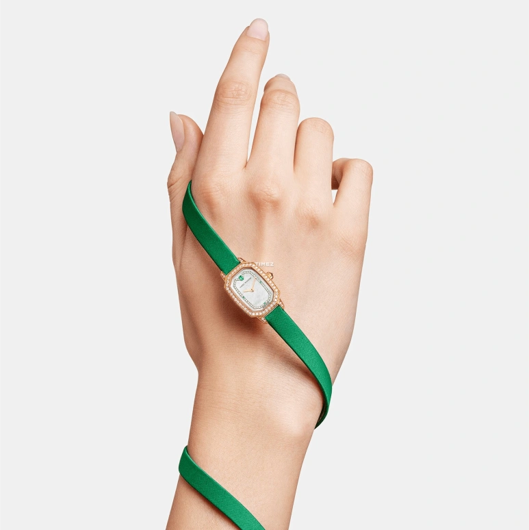 Harry Winston,Emerald 17.70x24mm,17.70x24mm,Rose Gold,White,Quartz,In-house Caliber,Octagon,EMEQHM18RR014