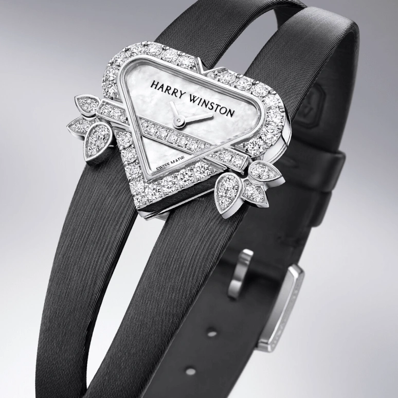 Harry Winston,High Jewelry Timepieces 26mm,26mm,Gold,White Gold,White,Quartz,In-house Caliber,Mother of Pearl,HJTQHM26WW003