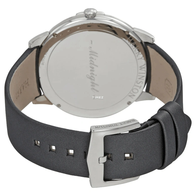 Harry Winston,Midnight 39mm,39mm,White Gold,Silver,Quartz,In-house Caliber,Sapphire,Crystal Glass,MIDQHM39WW002
