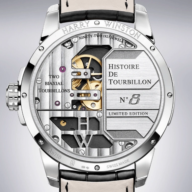 Harry Winston,Histoire de Tourbillon & Opus 50.9mm,50.9mm,Gold,White Gold,Handwound,In-house Caliber,Open,HCOMDT51WW004
