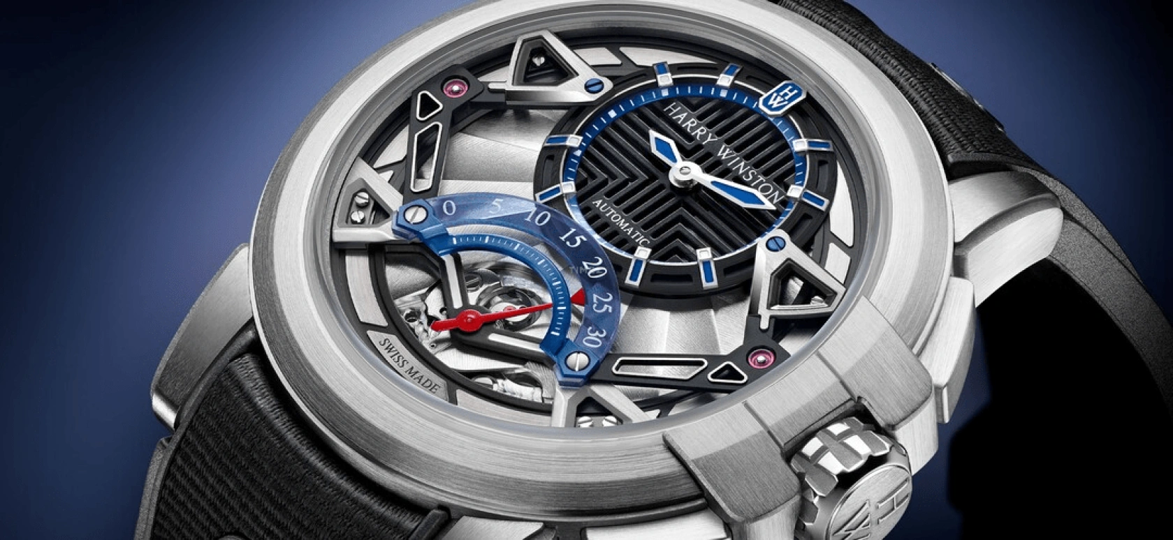 Harry Winston,The Ocean 42.2mm,42.2mm,Zalium,Automatic,In-house Caliber,Open,OCEARS42ZZ001