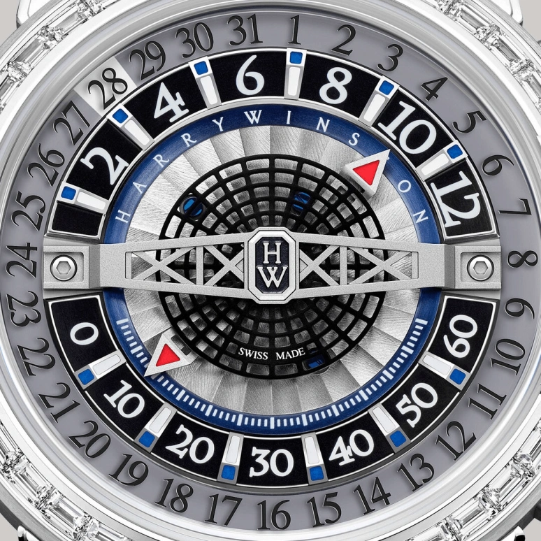 Harry Winston,The Ocean 42.2mm,42.2mm,Gold,White Gold,Automatic,In-house Caliber,Open,OCEAHR42WW001