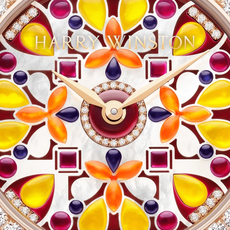 Harry Winston,The Premier 36mm,36mm,Rose Gold,Gold,White,Automatic,In-house Caliber,Mother of Pearl,PRNAHM36RR030