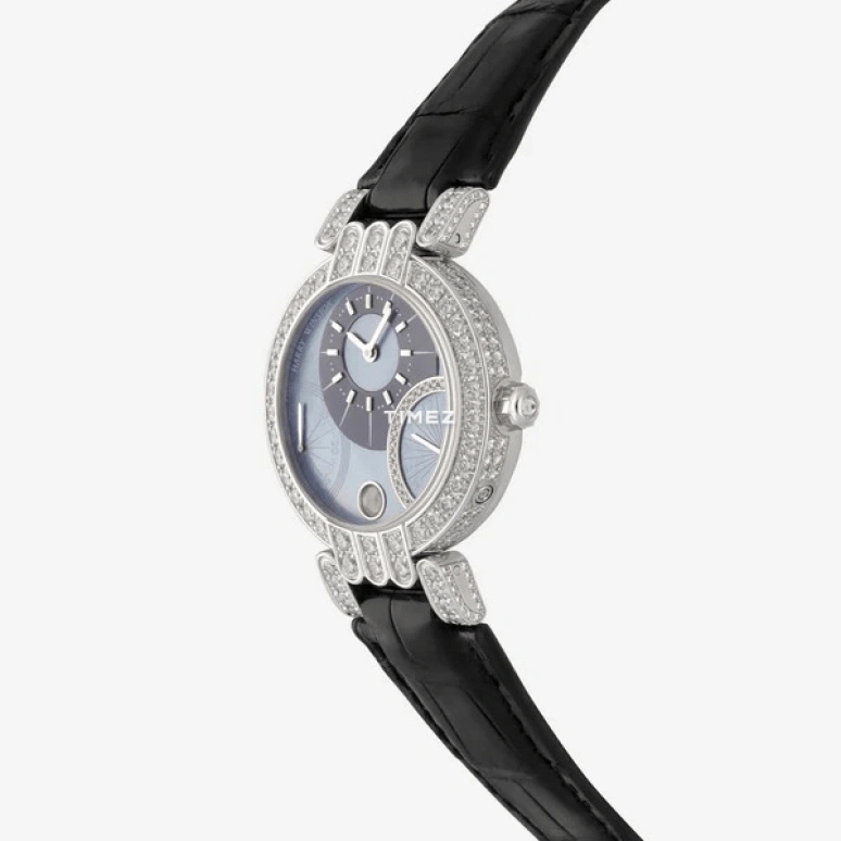 Harry Winston,The Premier 34mm,34mm,White Gold,Blue,Automatic,Date,Day,Retrograde,PREABI34WW030