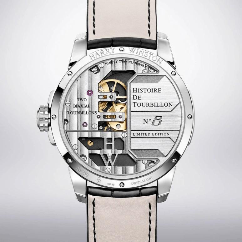 Harry Winston,Histoire de Tourbillon & Opus 50.9mm,50.9mm,Gold,White Gold,Handwound,In-house Caliber,Open,HCOMDT51WW003