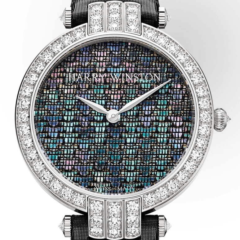 Harry Winston,The Premier 36mm,36mm,Gold,White Gold,Automatic,In-house Caliber,Mother of Pearl,PRNAHM36WW008