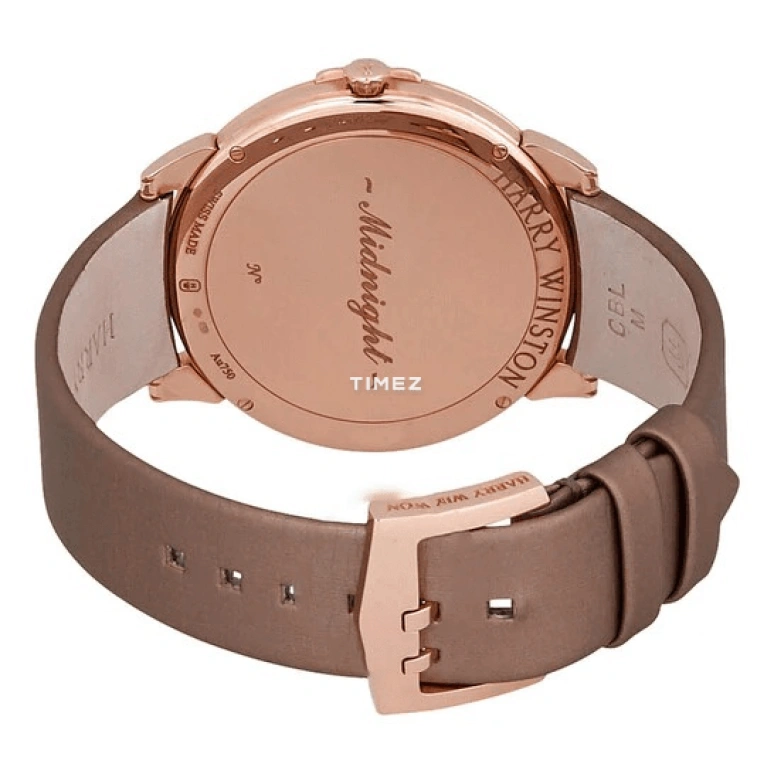 Harry Winston,Midnight 39mm,39mm,Rose Gold,Quartz,Moonphase,Day,MIDQMP39RR001