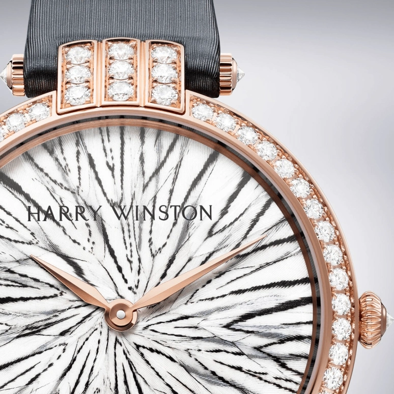 Harry Winston,The Premier 36mm,36mm,Rose Gold,Gold,Quartz,In-house Caliber,Closed,PRNQHM36RR004