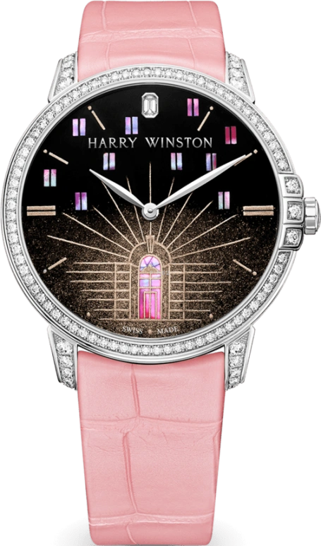 Harry Winston,Midnight 39mm,39mm,Gold,White Gold,Natural,Automatic,In-house Caliber,Mother of Pearl,MIDAHM39SET001