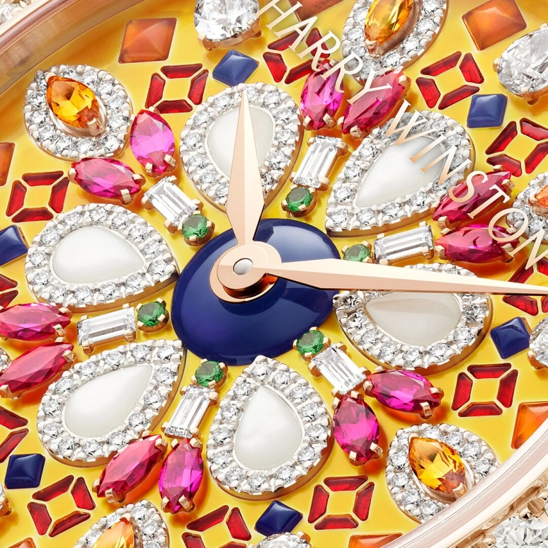 Harry Winston,The Premier 36mm,36mm,Rose Gold,Gold,Automatic,In-house Caliber,Mother of Pearl,PRNAHM36RR031
